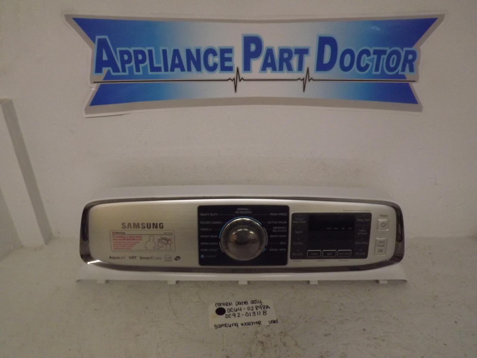 Samsung Washer DC64-02898A DC97-01311B Control Panel Assembly Used Samsung Washer DC64-02898A DC97-01311B Control Panel Assembly Used